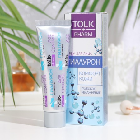 Facial cream Tolk Pharm "Gialuron", 40 ml