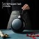 Sleeps "Jacqueline", D = 20 cm, thickness 0.65 mm, plastic handle, anti -stick coating, black color black
