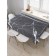 Tables on the table "Stores on marble", rectangular, Saten, size 120x145 cm