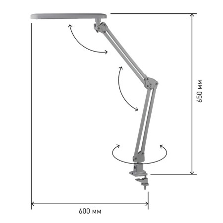 Board lamp NLED-441-7W-S silver-2