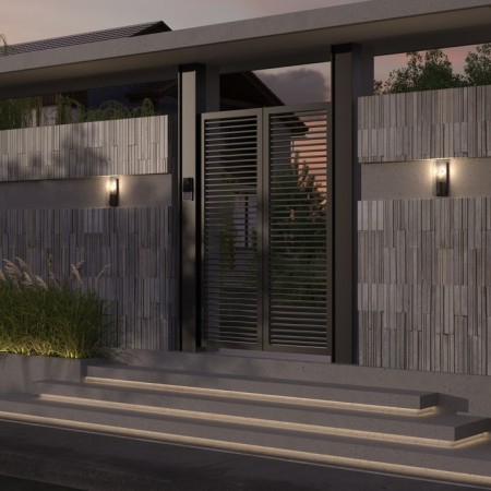Bra Outdoor O450WL-01GF, E27, 1x15 W, 256x86x88 mm, graphite-3