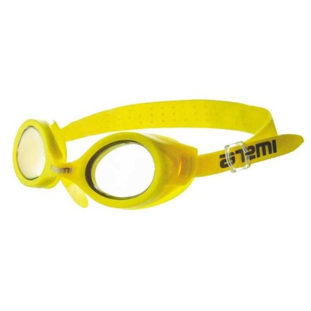 ATEMI N7302 swimming glasses, children's, silicone, yellow color