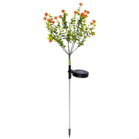 Garden lamp on the sunny battery "Flower bush", 66 cm, 28 LED, glow warm white-2