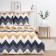 Bed linen saving and 2 joint venture "Zigzagi" (view 2) 175x215cm, 180x215cm, 70x70cm-2 pcs, polysatin, 80 g/m²