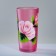 Set for juice with a tray "Zhostovo" Art painting, 6 glasses 1250/200 ml, red