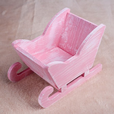 Wooden Kashpo 20 × 12 × 13 cm "Sanka", pink brush give beautifully-2