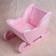 Wooden Kashpo 20 × 12 × 13 cm "Sanka", pink brush give beautifully