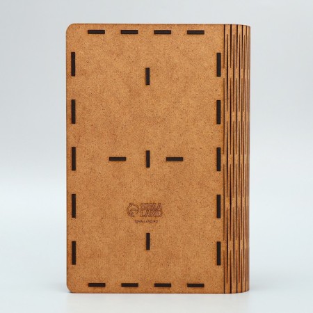 Wooden box with cells "monogram", 22 x 12.5 x 5 cm-3