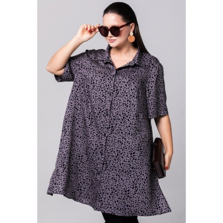 Women's tunic, size 70, dark gray color-2