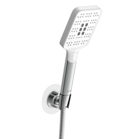 Shower headset Cersanit Ferro, 3 modes, hose 150 metal square, chrome