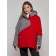 Ski jacket women's winter, size 58, red color