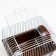 The cage for rodents "Pigzon", 23 x 17 x 17 cm, brown