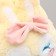 Children's "Bunny" bag with a bow, 18 cm, yellow color