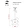 Suspension lamp ST LUCE. SL1133.513.01. Bopone. 1x60 W, E27, 52x52x55 cm, brass color