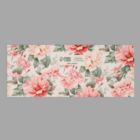 Box for sweets, confectionery packaging, 5 cells, "flowers", 5 x 21 x 3.3 cm-6