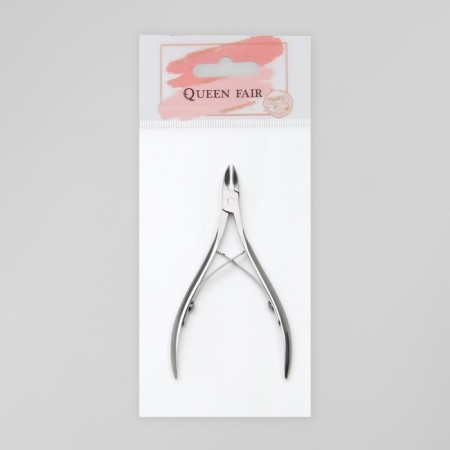 Pleshiles are manicure, double spring, 10 cm, blade length - 9 mm, silver color-5