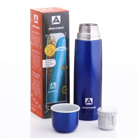 Thermos "Arctic", 102, 750 ml, retains heat 24 hours, blue-4