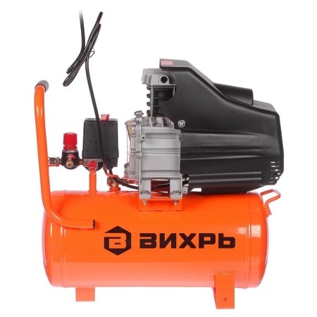 Compressor "Vortex" KMP-260/24, coaxial, 220 V, 2 kW, 8 bar, 260 l/min, 24 liters-1