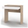 Written Nordik table with a box, 750x350x750, sonoma oak/white