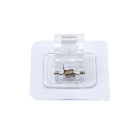 The holder with a clamp with a adhesive surface of the tundra, transparent, set 4 pcs.-4
