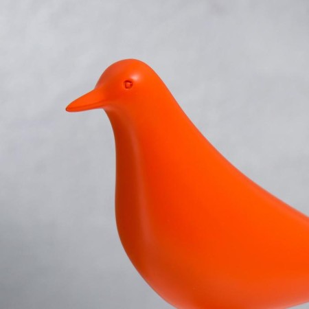 Polystone souvenir "Bird - long paws" Orange 23x17 cm-4