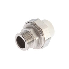Combined Zein, polypropylene, American, external thread, d = 20 mm x 3/4 