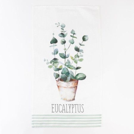 Ethel towel Green Tree 40x70cm, 100% cotton, waffle-1