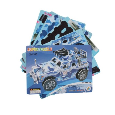 Designer 3D "Military jeep", 84 parts-4