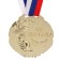 Prize medal 006, D = 7 cm. 2 place. Color: Silver. With a ribbon