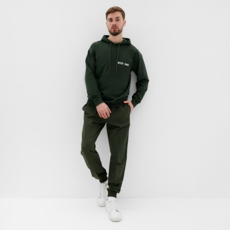 Male sweatshirt diromm size 48, green color-1