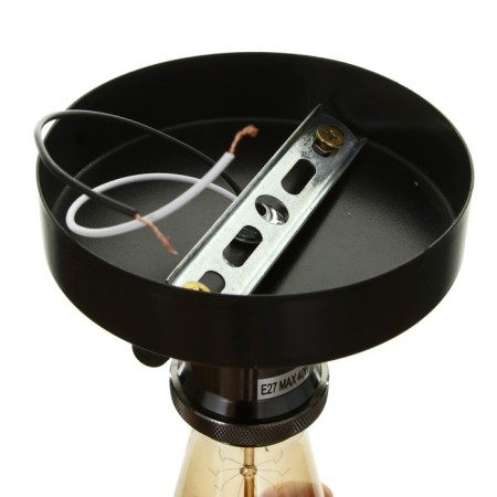 Lamp 2465/1 E27 40W Black 13.5x13.5x8.5 cm Bayerlux-5