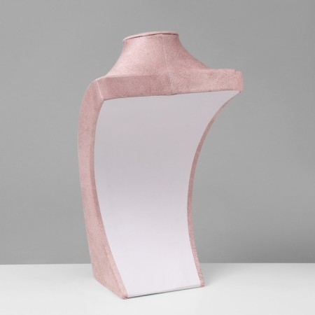 Bust for jewelry, 34 × 20.5 × 12 cm, h = 34cm, pink color-3