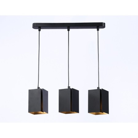 Suspended lamp with a replaceable lamp Ambrella Light, Techno, TN5141, E27, Black Color-3