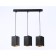 Suspended lamp with a replaceable lamp Ambrella Light, Techno, TN5141, E27, Black Color