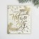 Watercolor card "Happiness in the New Year", embossing, 10.7 x 8.8 cm, New Year