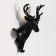 Nast-light decor "Deer" 30 x 14 cm, black