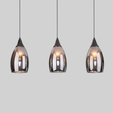 Suspended lamp with glass ceiling Cosmic, 15W, E14, 62x12 cm