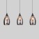Suspended lamp with glass ceiling Cosmic, 15W, E14, 62x12 cm