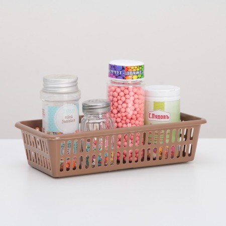 Storage basket, 20 × 10 × 4.8 cm, color mix-3