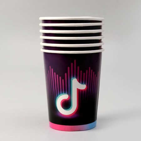 PARTY paper blogger, 250 ml, set 6 pcs.-1