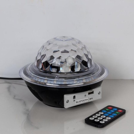 Light device "UFO" 12 cm, speaker, glow RGB, 220 V-1