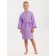 Waffle children's robe "kimono", size 40, lilac color