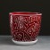 Pot floral abstraction red 2.5 liters