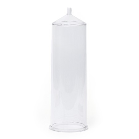 Pump for penis of the oki, vacuum, piston, ABS plastic, 23 cm, transparent-5