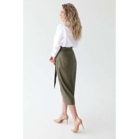 Women's skirt with a belt, size 52-3