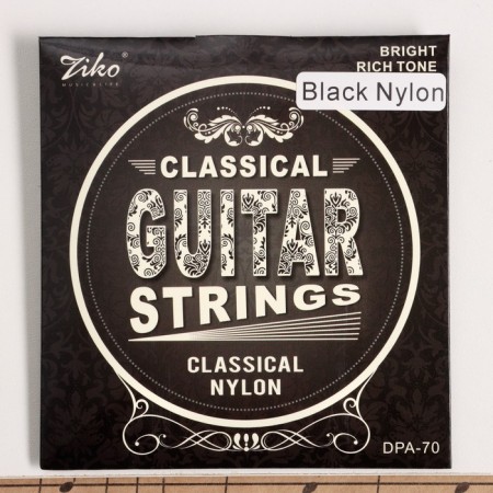 Strings for the classic guitar of Ziko DPA-70BK, 28--43, black-1