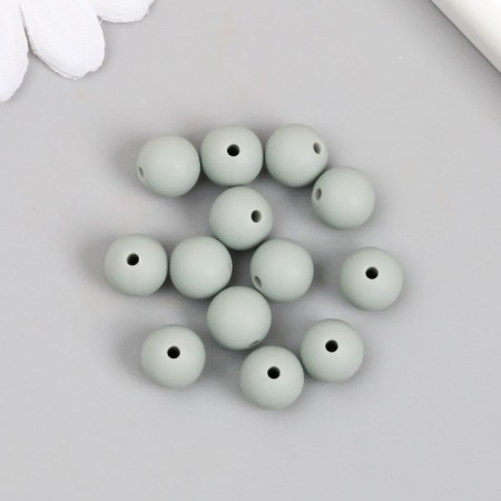 Busina silicone "Round" light green-gray d = 0.9 cm-2