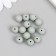 Busina silicone "Round" light green-gray d = 0.9 cm