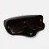 Back button glasses, black color