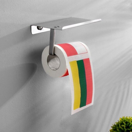 Souvenir toilet paper "Flag Poland, Latvia Lithuania", 9.5x10x9.5 cm-3